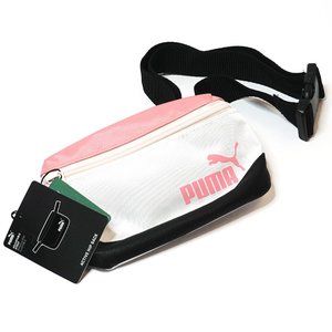 PUMA ACTIVE HIP SACK-BLACK/WHITE/PINK